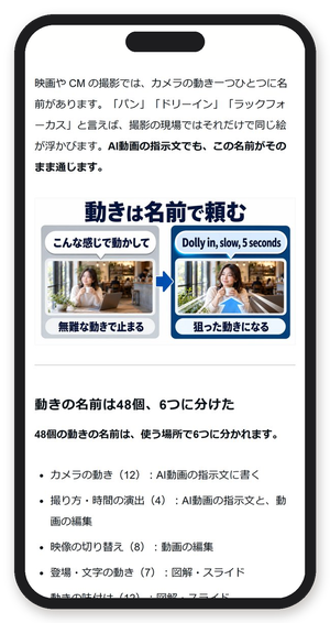スマホで読む図解入りの記事