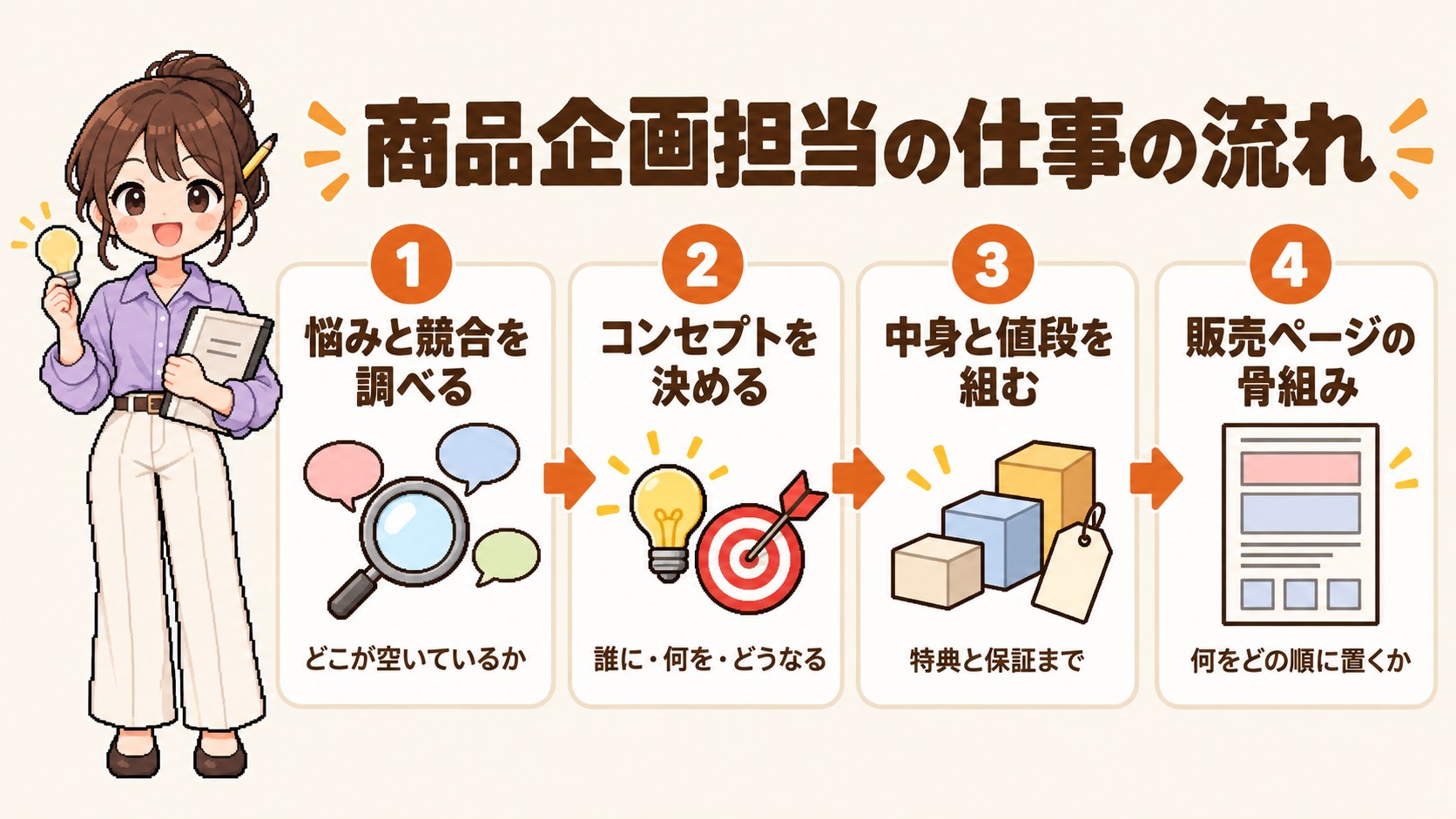 商品企画担当ができること
